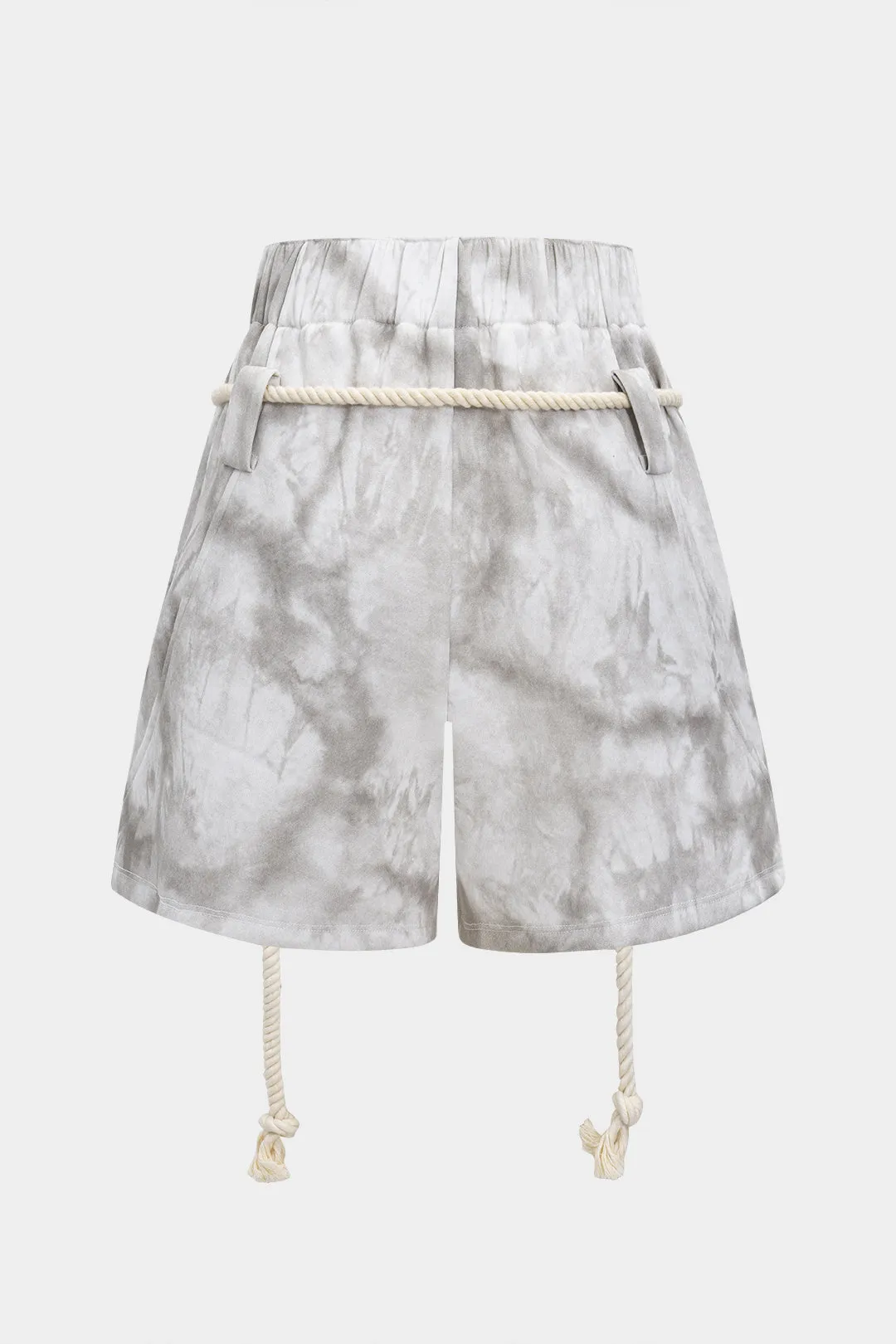 Watercolor Print Tie-Up Shorts sold by Micas product image thumbnail 2