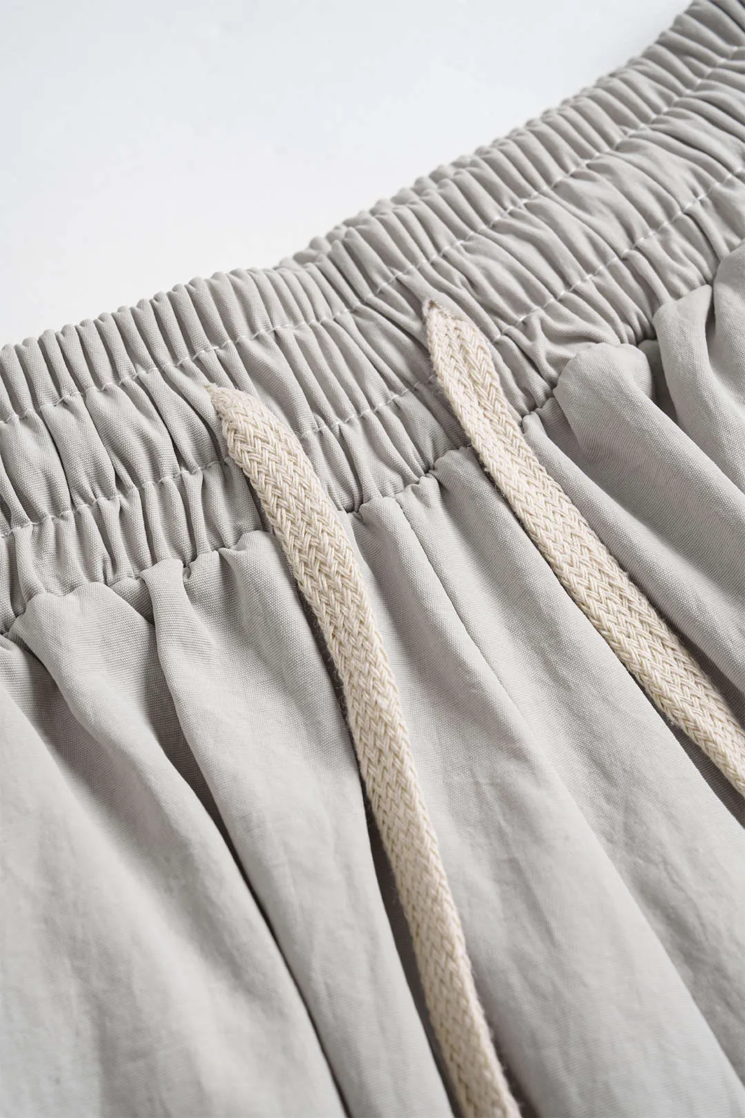 Drawstring brede benlomme tønde bukser sold by Micas product image thumbnail 3