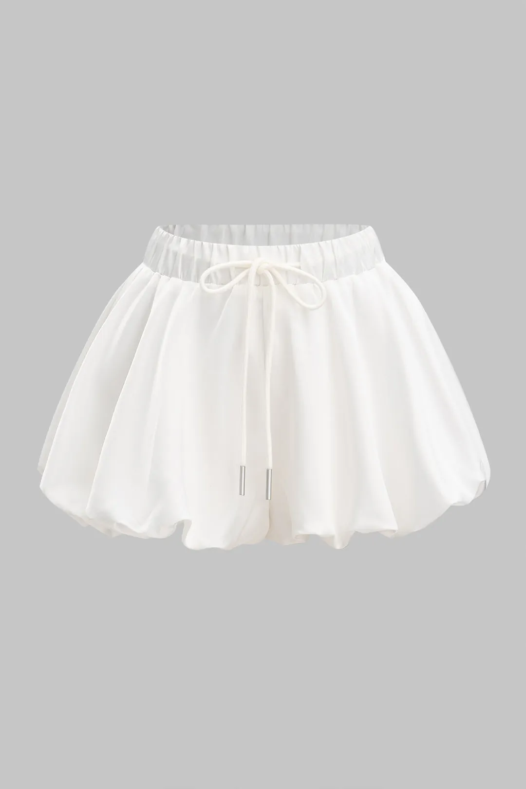 Satin ruched med høj talje. sold by Micas