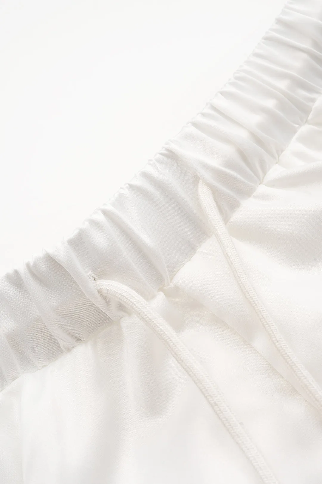 Satin ruched med høj talje. sold by Micas product image thumbnail 3