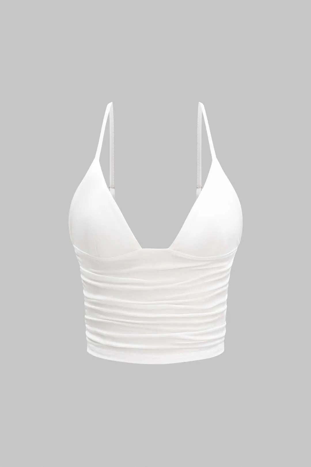 V-hals slip cami top sold by Micas