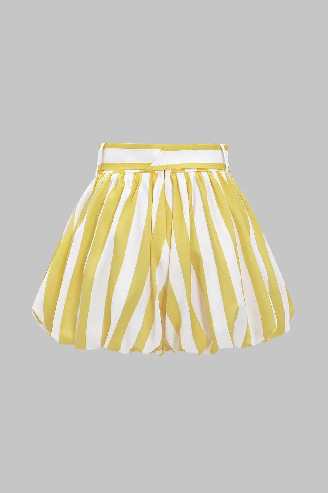 Kontrast Stripe Print Ruched Shorts sold by Micas product image thumbnail 3