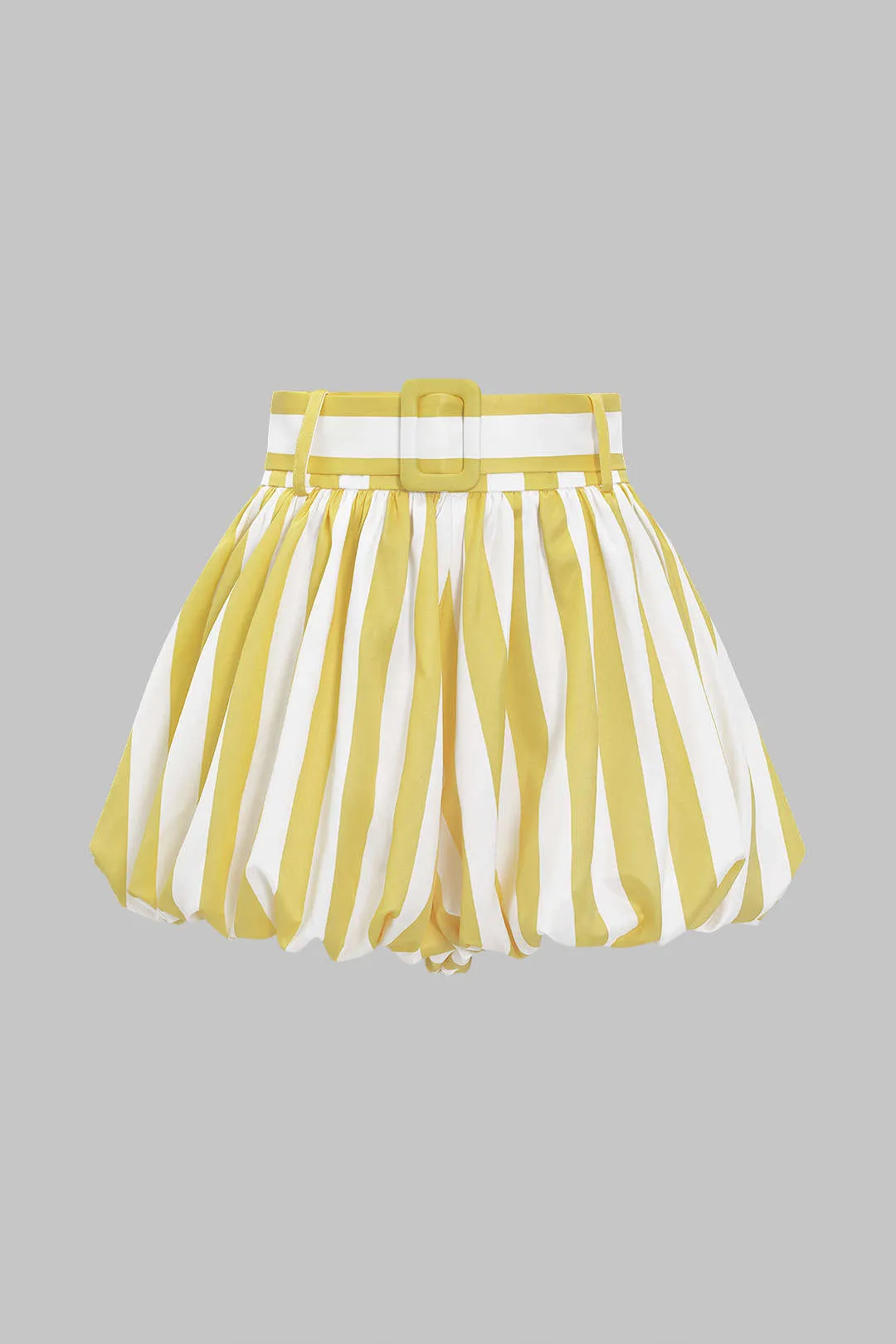 Kontrast Stripe Print Ruched Shorts sold by Micas product image thumbnail 2