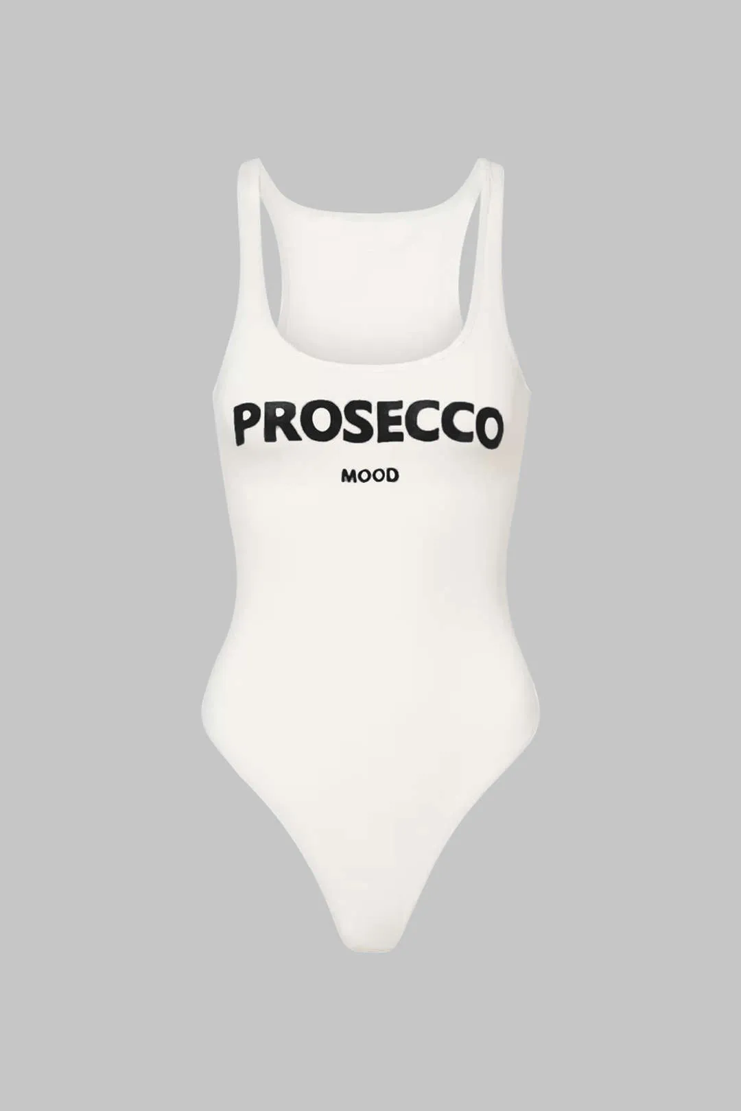 Brevprint ærmeløs slip bodysuit sold by Micas