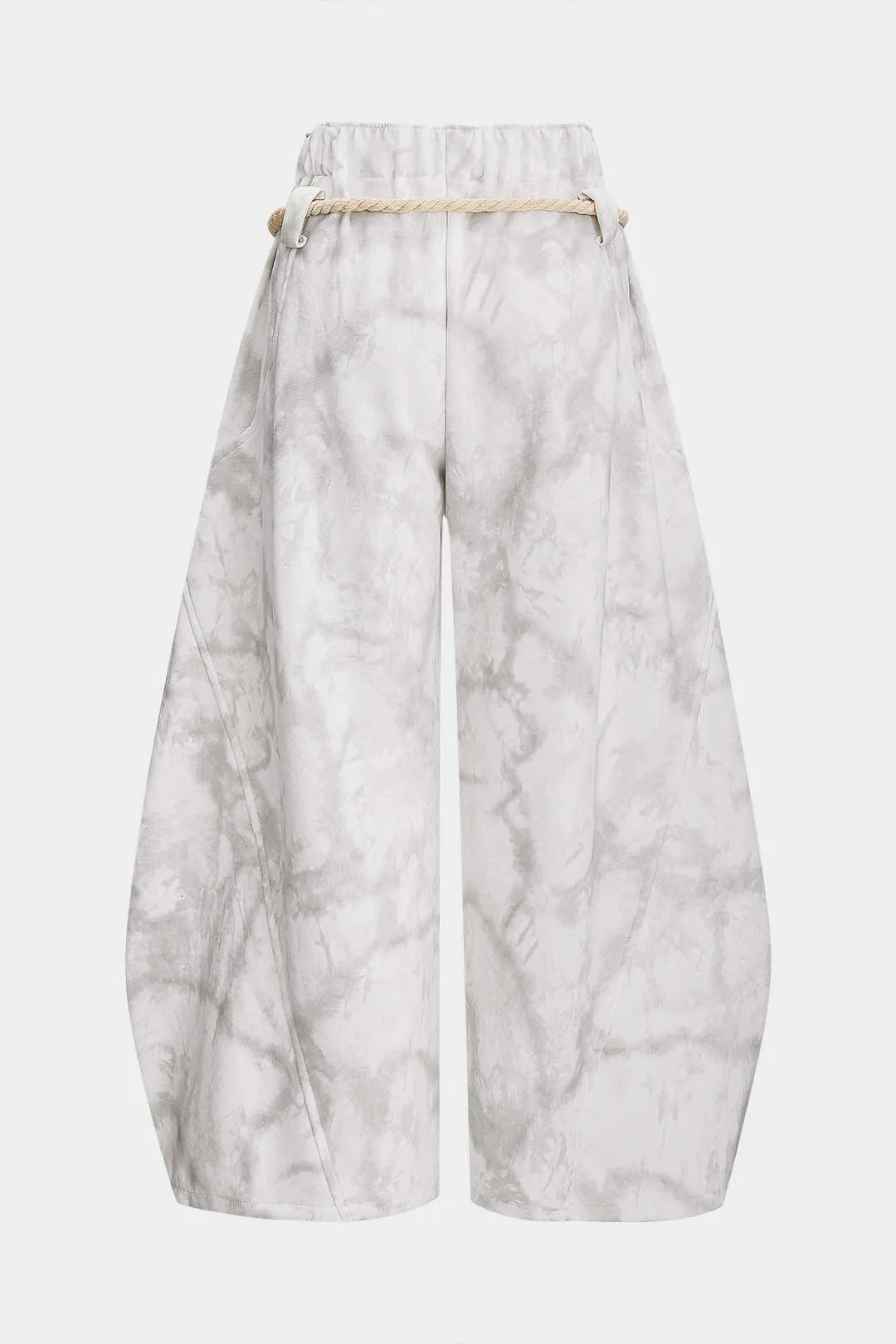 Marmorbind farvestof udskrivning binding brede ben bukser sold by Micas product image thumbnail 2