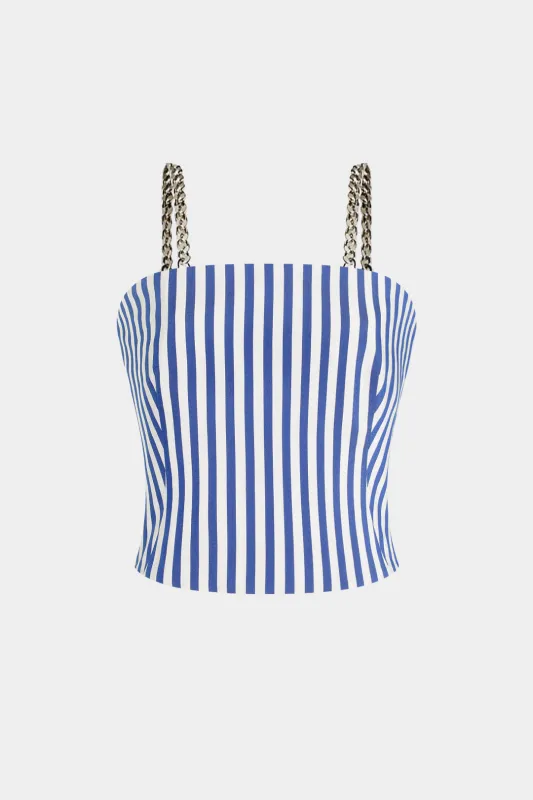 Stripe Print Cami Top made by Micas