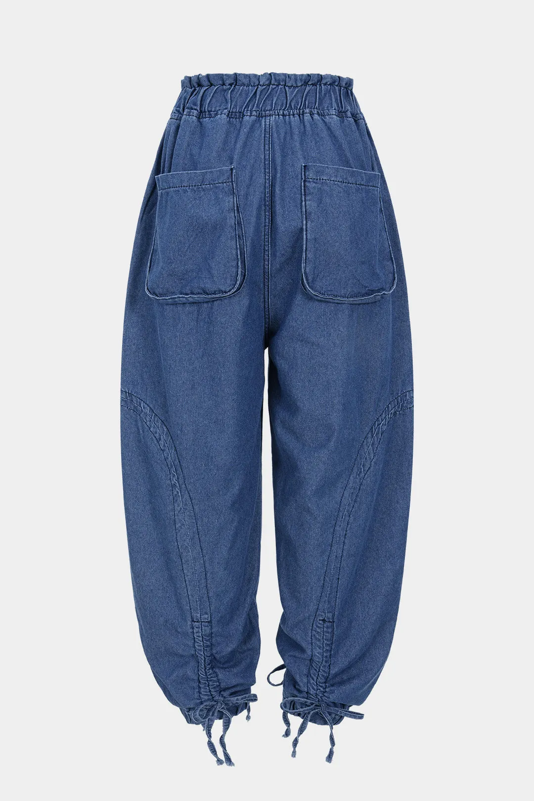 Denim Tie-Up Pocket Jeans sold by Micas product image thumbnail 2