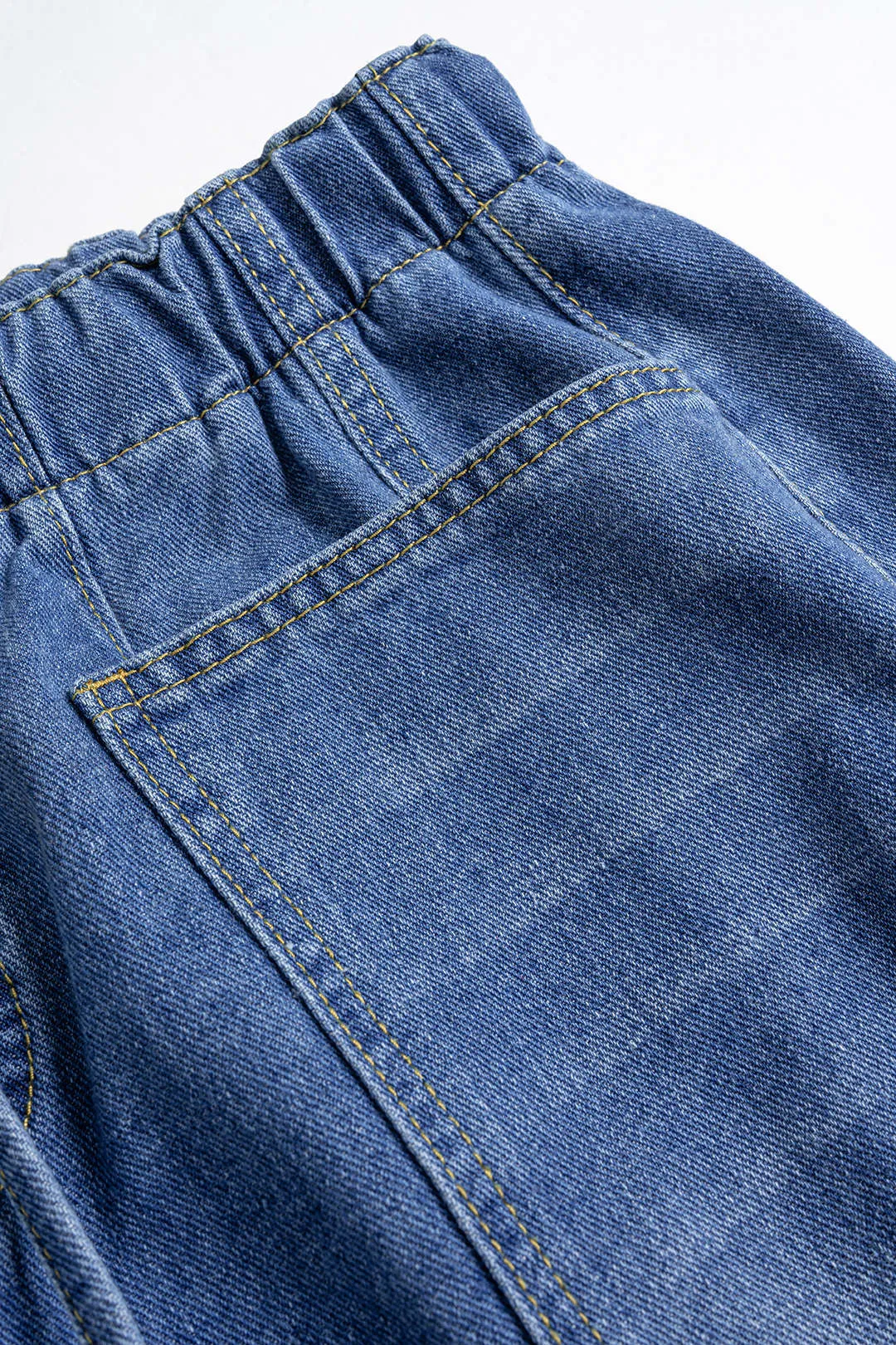 Denim Drawstring Jeans sold by Micas product image thumbnail 4