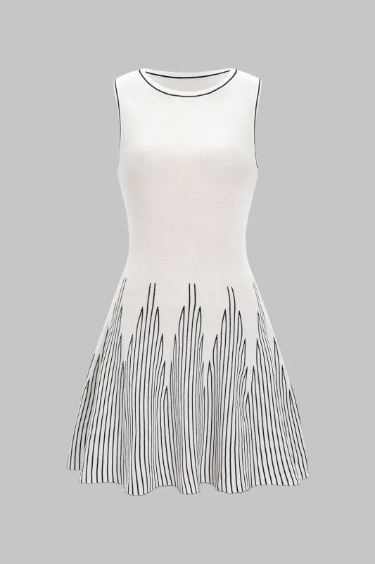 Abstract Print Tank Sleeveless Mini Dress sold by Micas