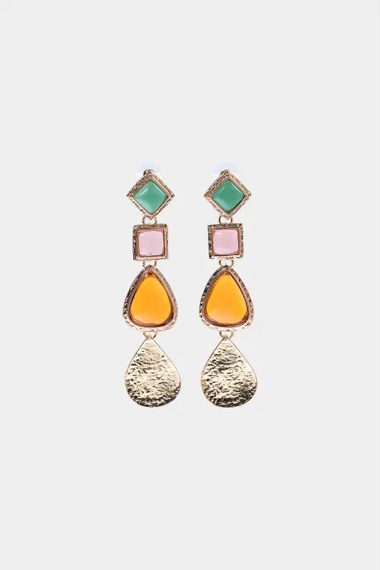 Geometric Shape Irregular Design Earring sold by Micas