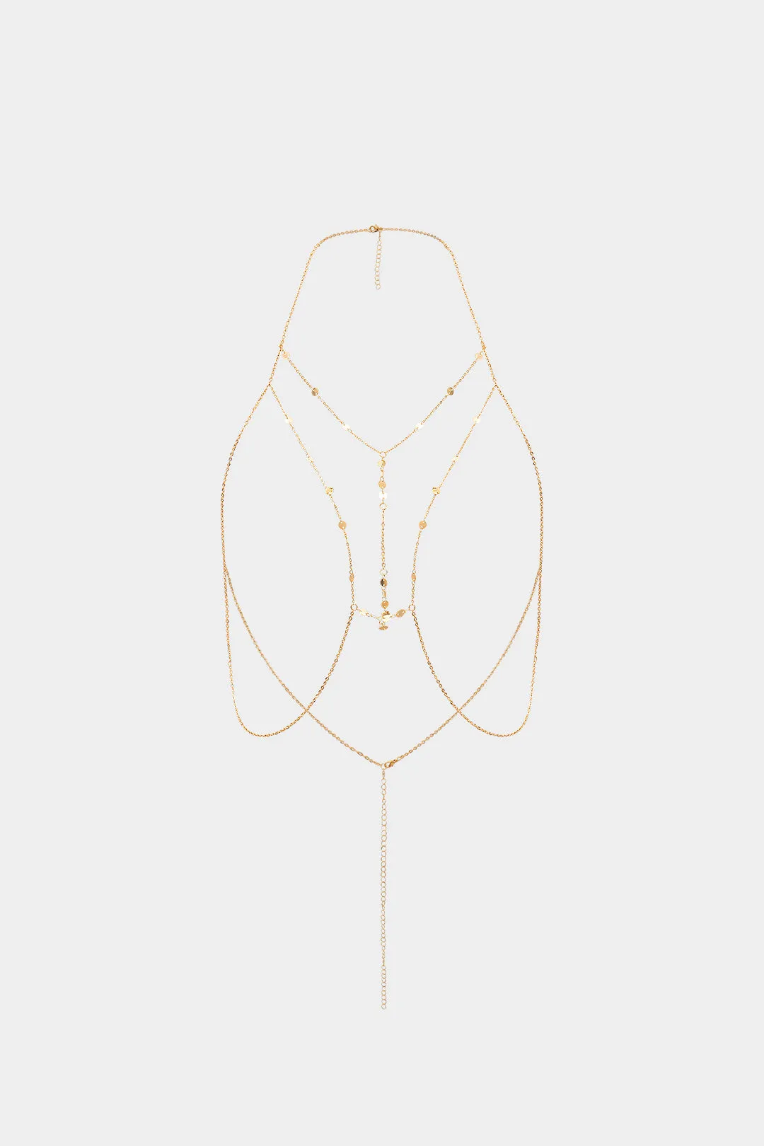 Sequins Discs Bikini Body Chain sold by Micas