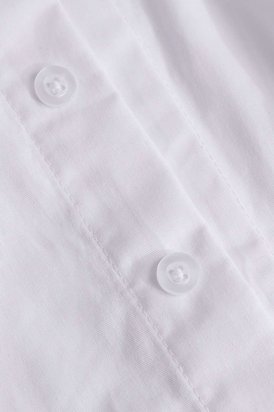 Pocket-Detail Raw Hem Crop Shirt sold by Micas product image thumbnail 3