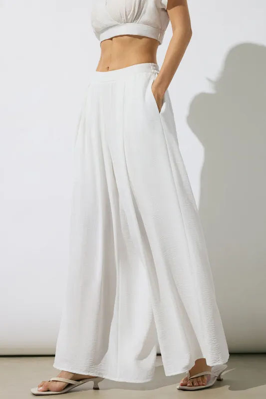 Linen High Waist Pocket Wide Leg Trousers sold by Micas