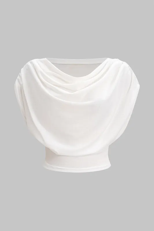 Ruched Short Sleeve T-shirt sold by Micas