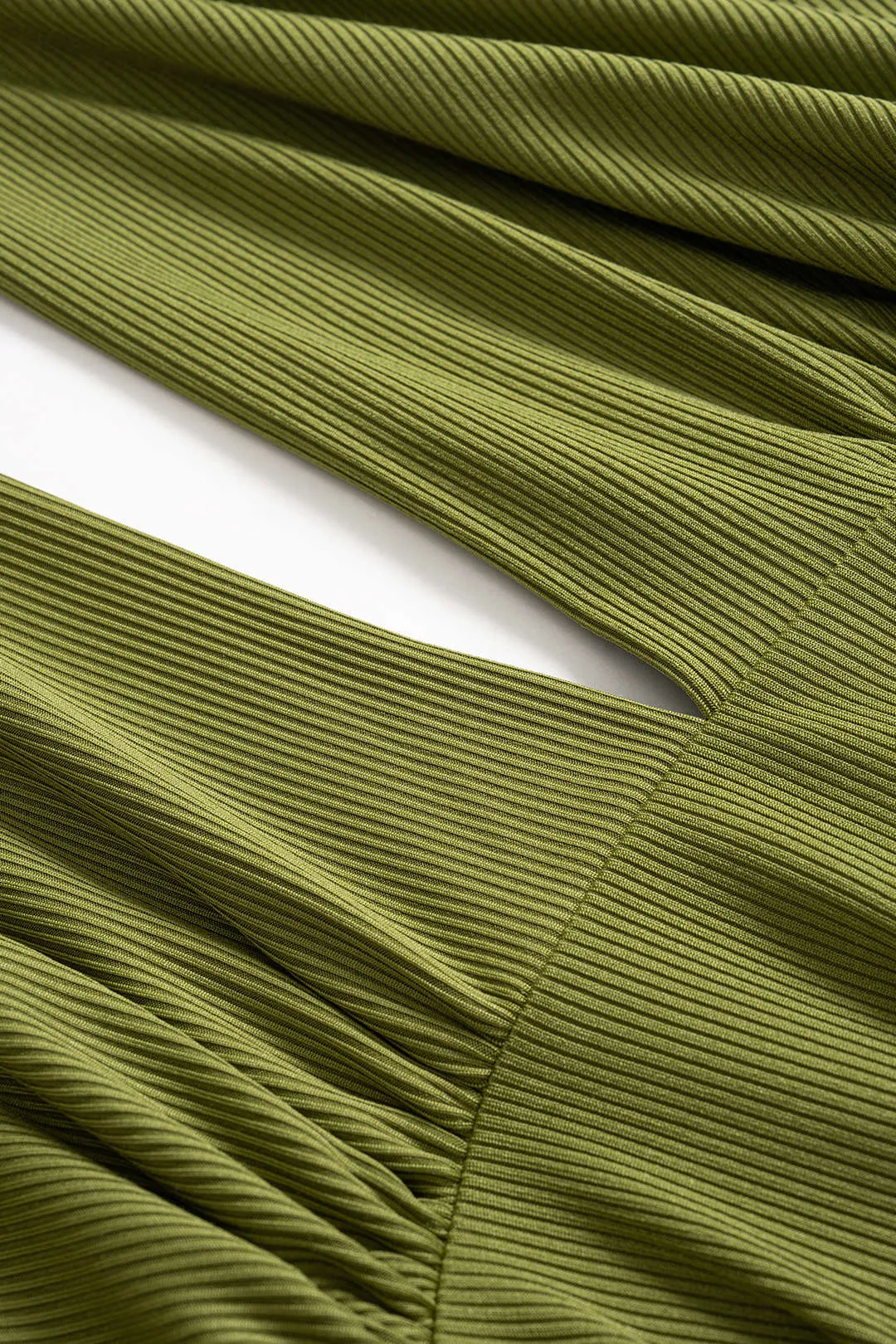 Halter V-Neck Backless Knotted Sleeveless Maxi Dress sold by Micas product image thumbnail 3