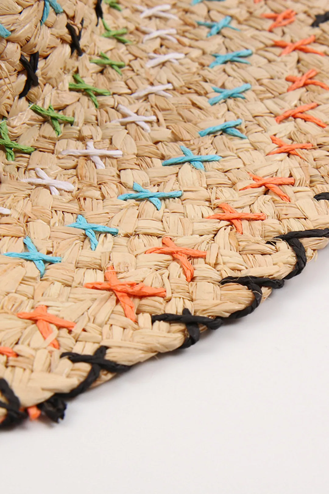 Woven Wide Brim Hat sold by Micas product image thumbnail 3