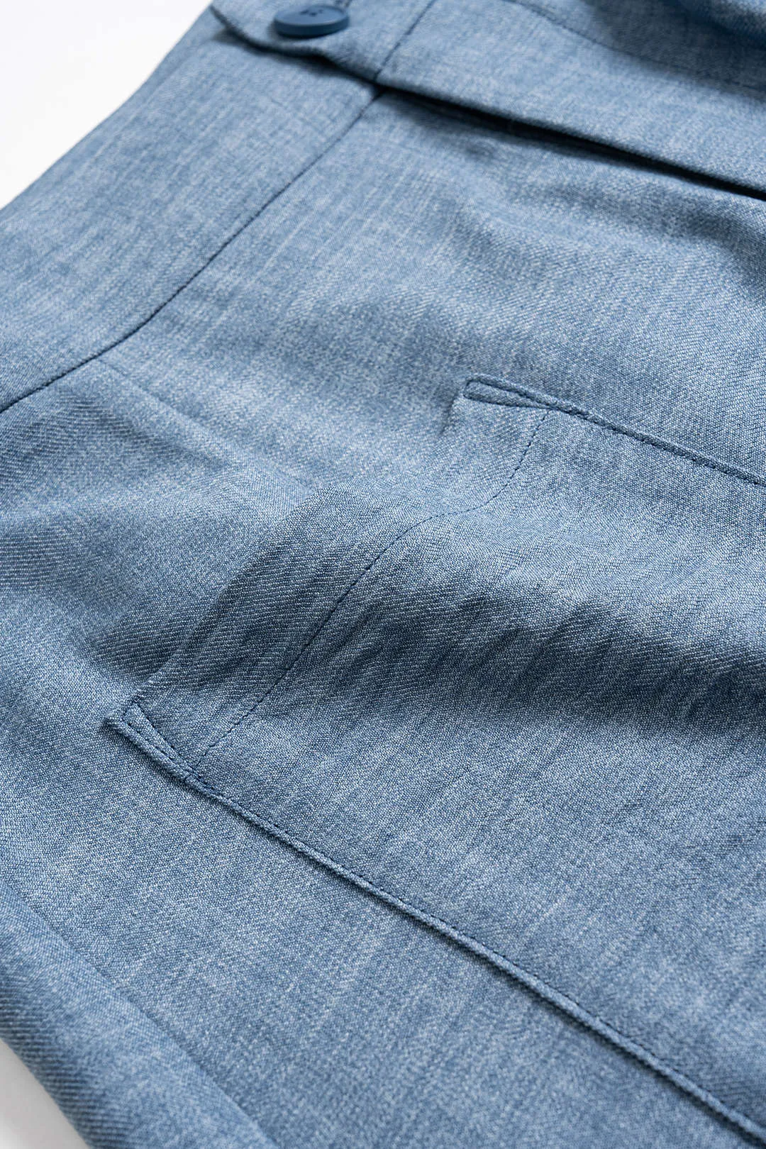 Ruched Zipper Pocket Wide Leg Trousers sold by Micas product image thumbnail 3