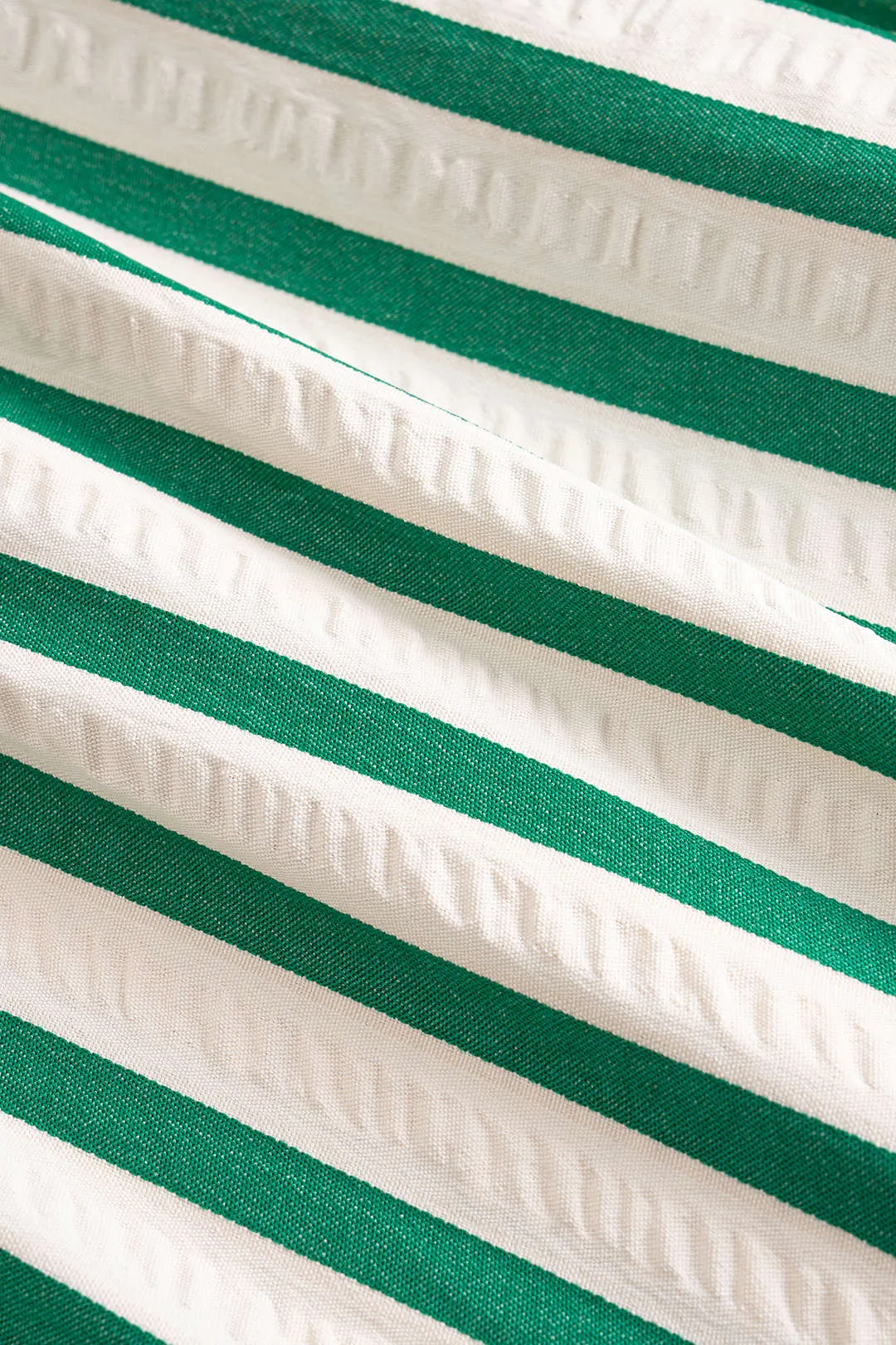 Stripes Print Smocked Strapless Backless Sleeveless Mini Dress sold by Micas product image thumbnail 3