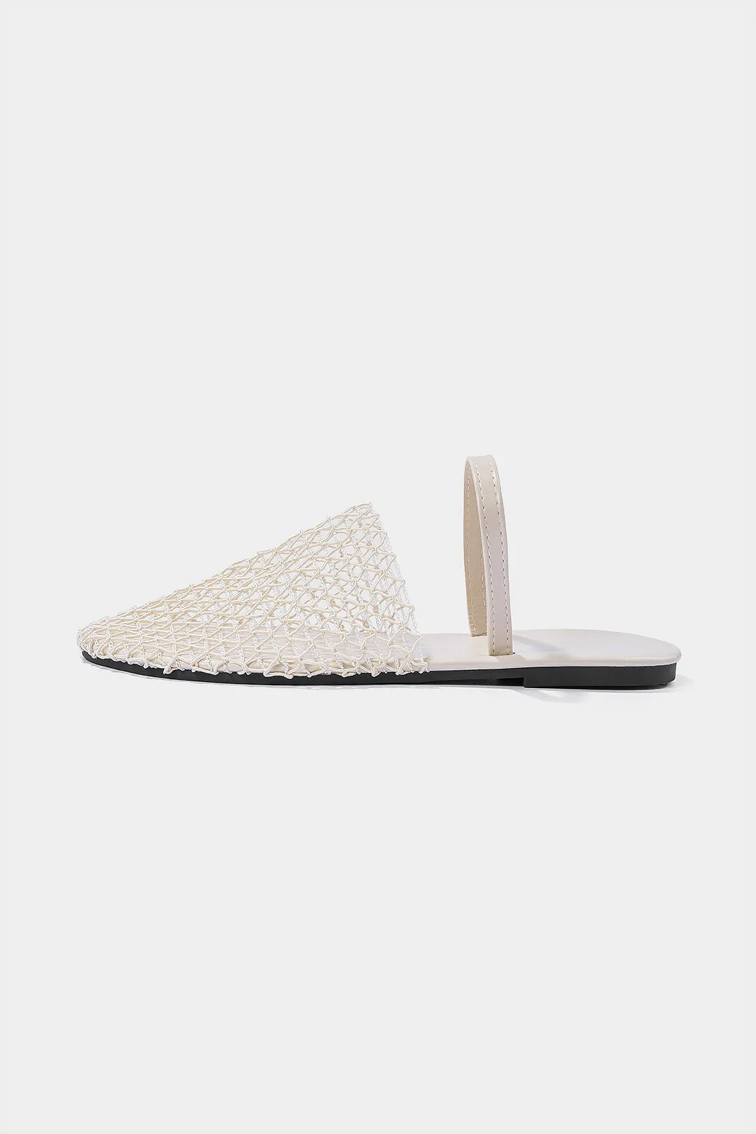 Woven Cut Out Round Flats sold by Micas product image thumbnail 2