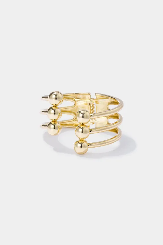 Metal Irregular Bracelet sold by Micas