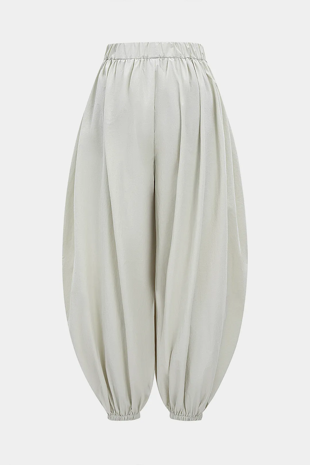 Solid Ruched Lantern Trousers sold by Micas product image thumbnail 2