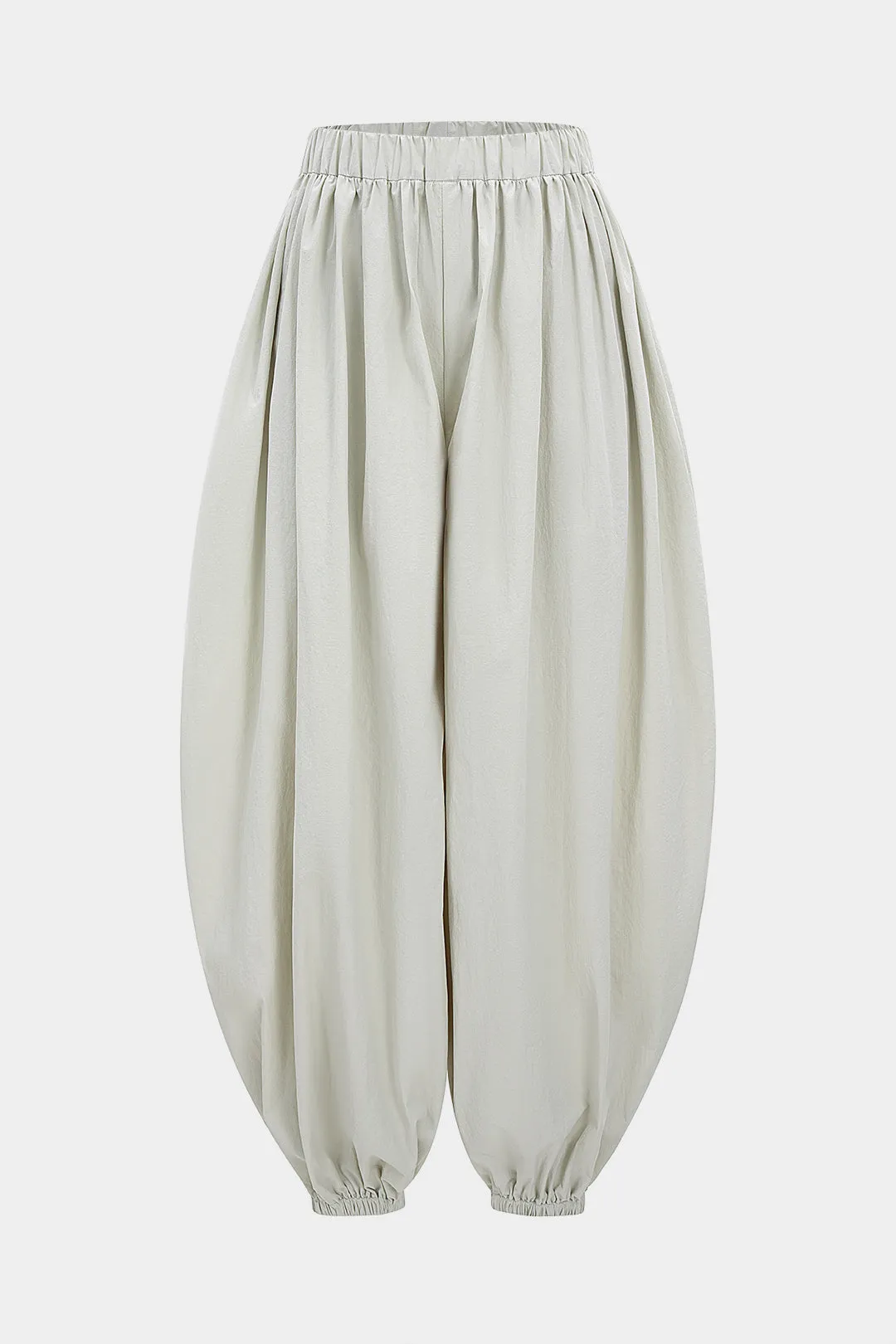 Solid Ruched Lantern Trousers sold by Micas