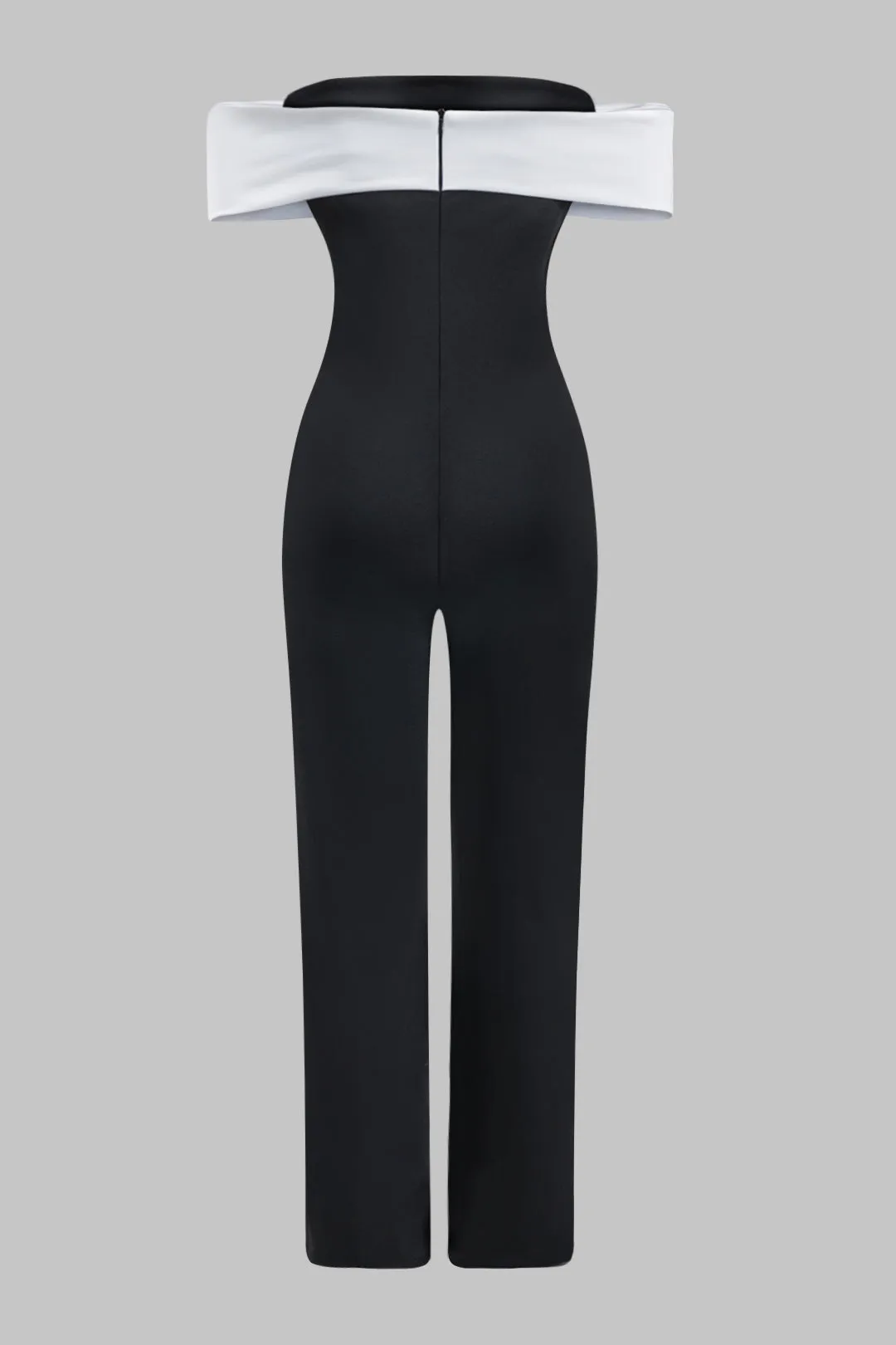 Contrast Off Shoulder Bow Jumpsuit sold by Micas product image thumbnail 2