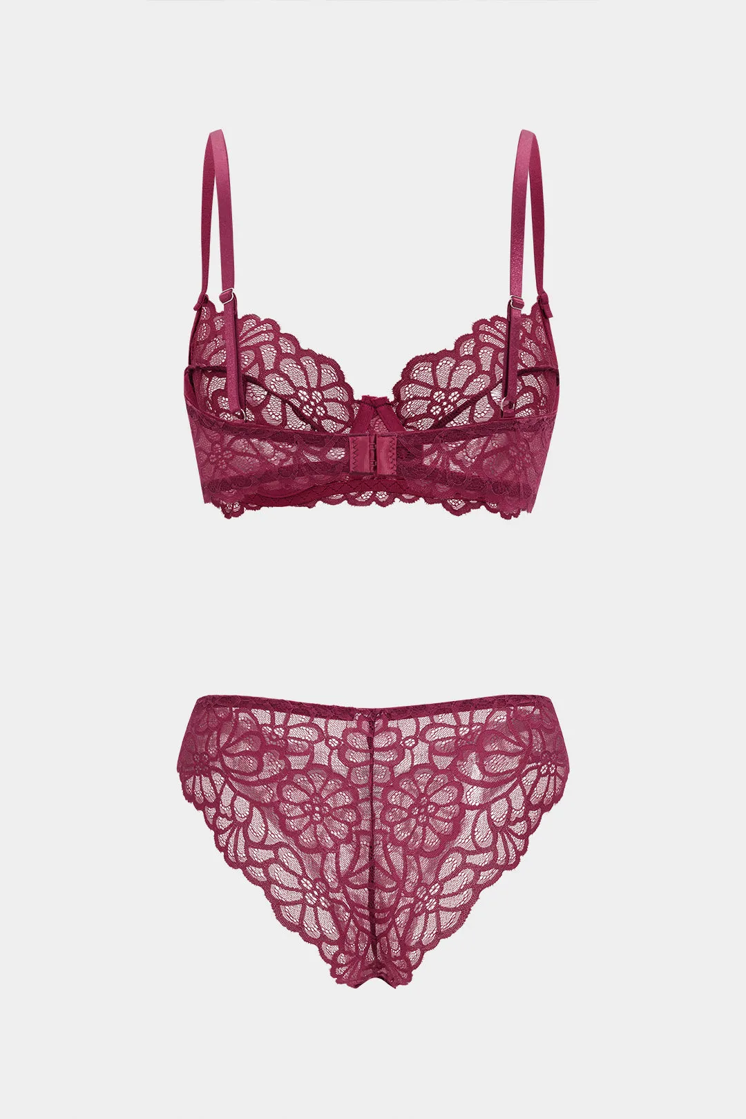 Lace Trim Lingerie Garter Set sold by Micas product image thumbnail 2