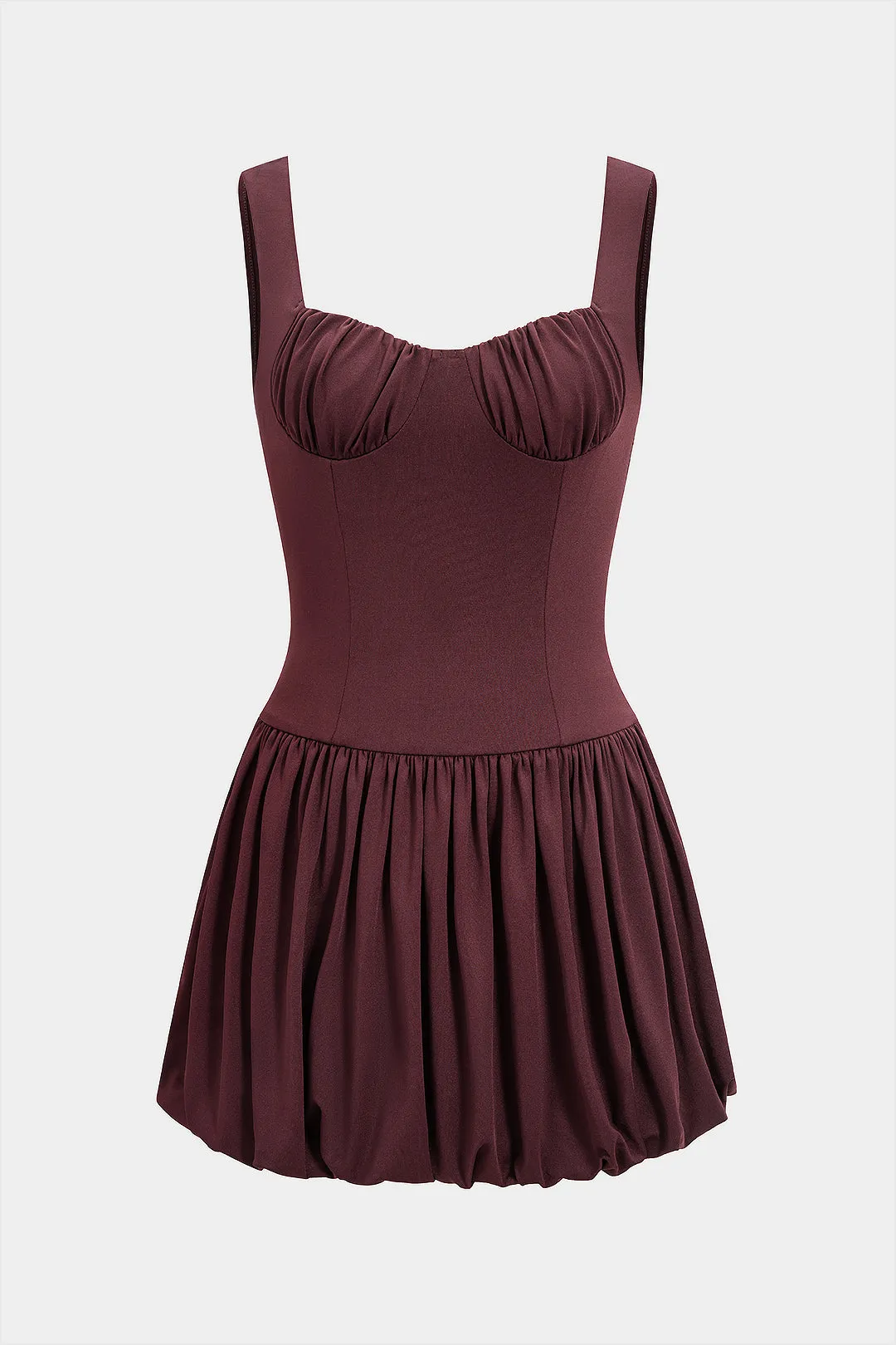 Pleated Slip Sleeveless Mini Dress sold by Micas