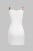 Patchwork Sleeveless Mini Dress sold by Micas