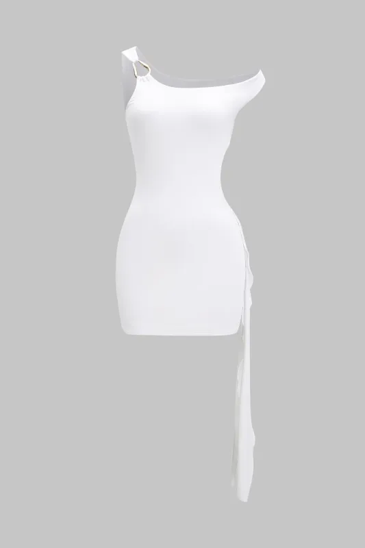 Asymmetrical Cut Out Sleeveless Mini Dress sold by Micas