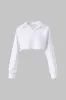 Button Ruched Long-Sleeve Shirt sold by Micas