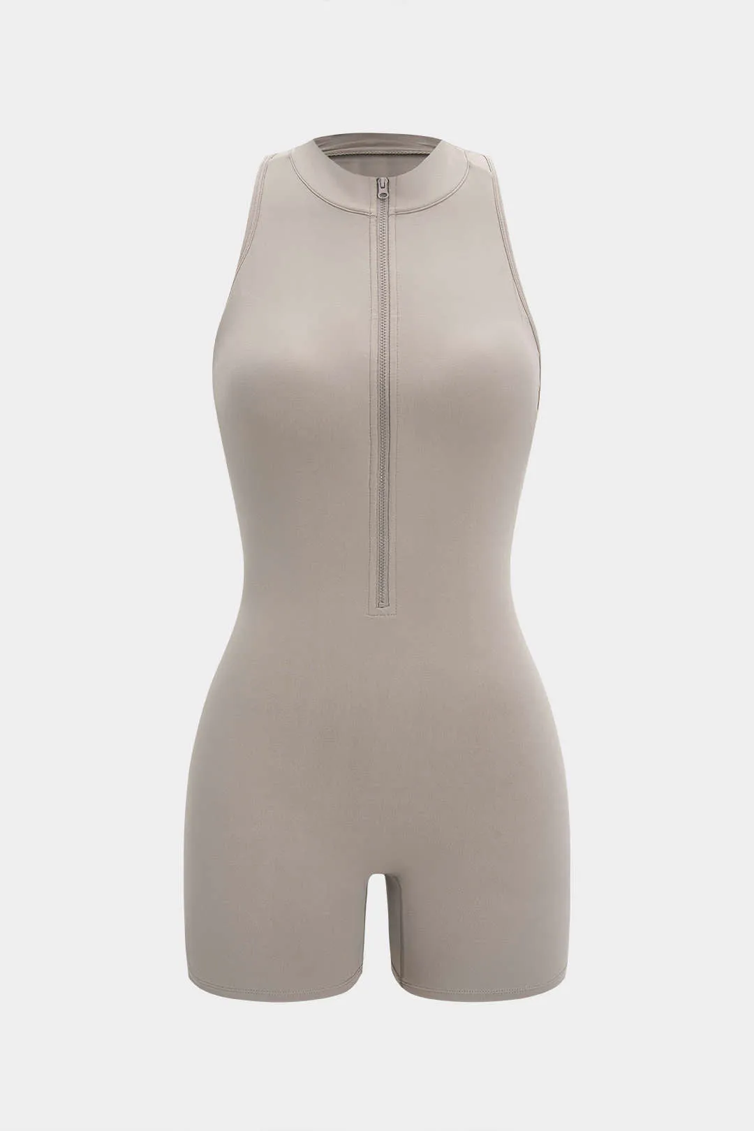 Cut Out Backless Zipper Sleeveless Romper sold by Micas