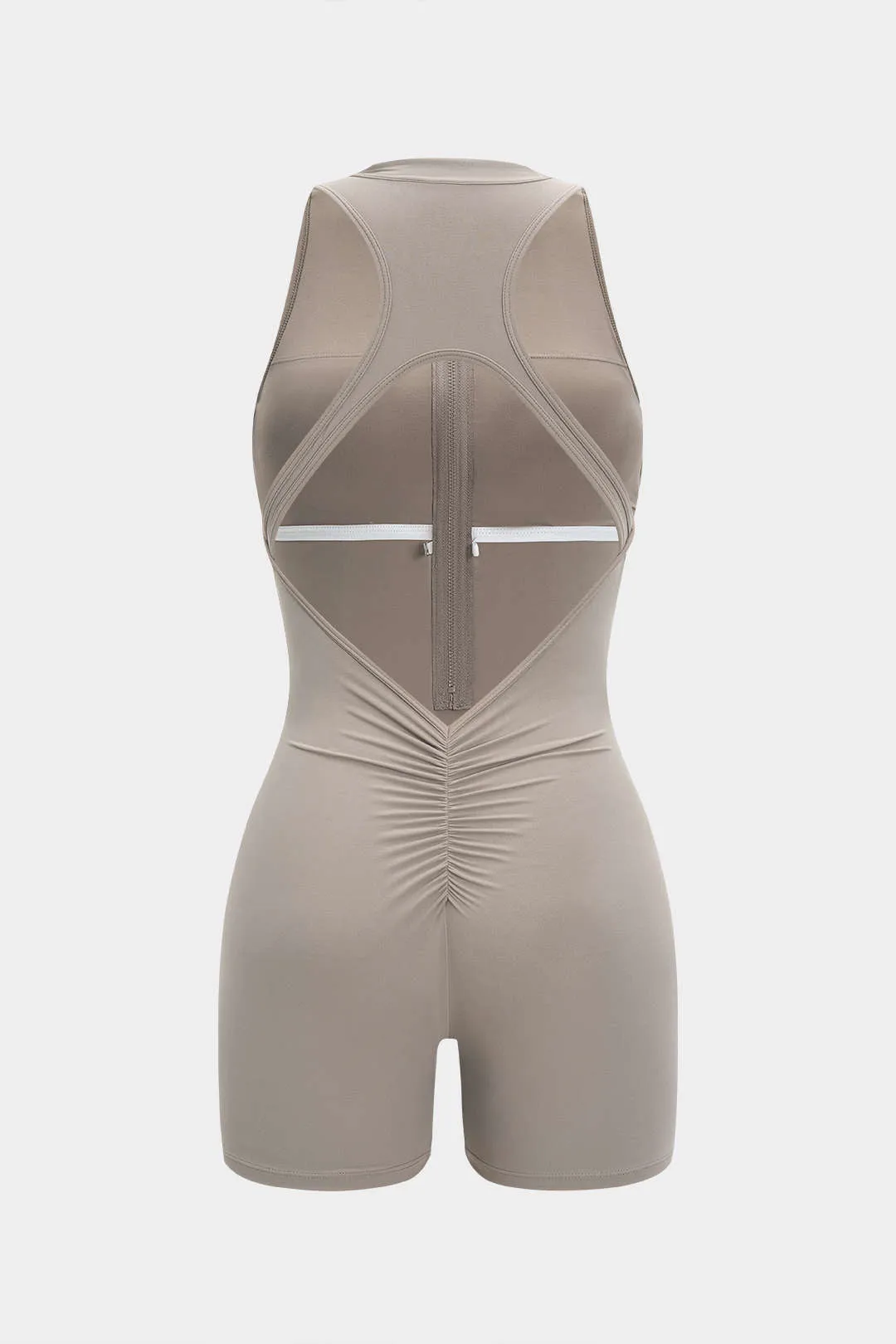 Cut Out Backless Zipper Sleeveless Romper sold by Micas product image thumbnail 2