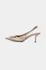Metallic Decor Buckle Pointed Heels sold by Micas