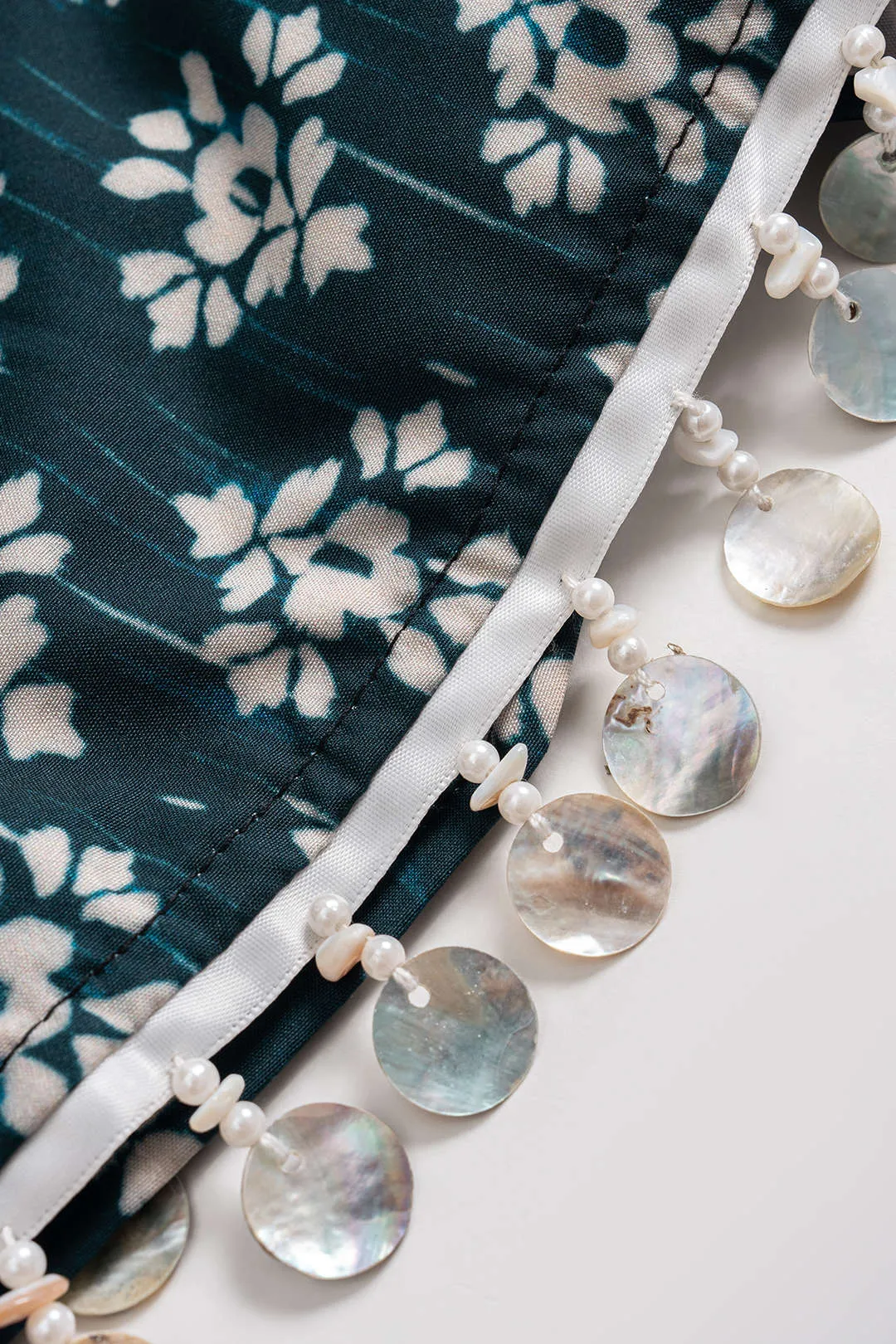 Floral Print Beaded Sequin Skort sold by Micas product image thumbnail 3