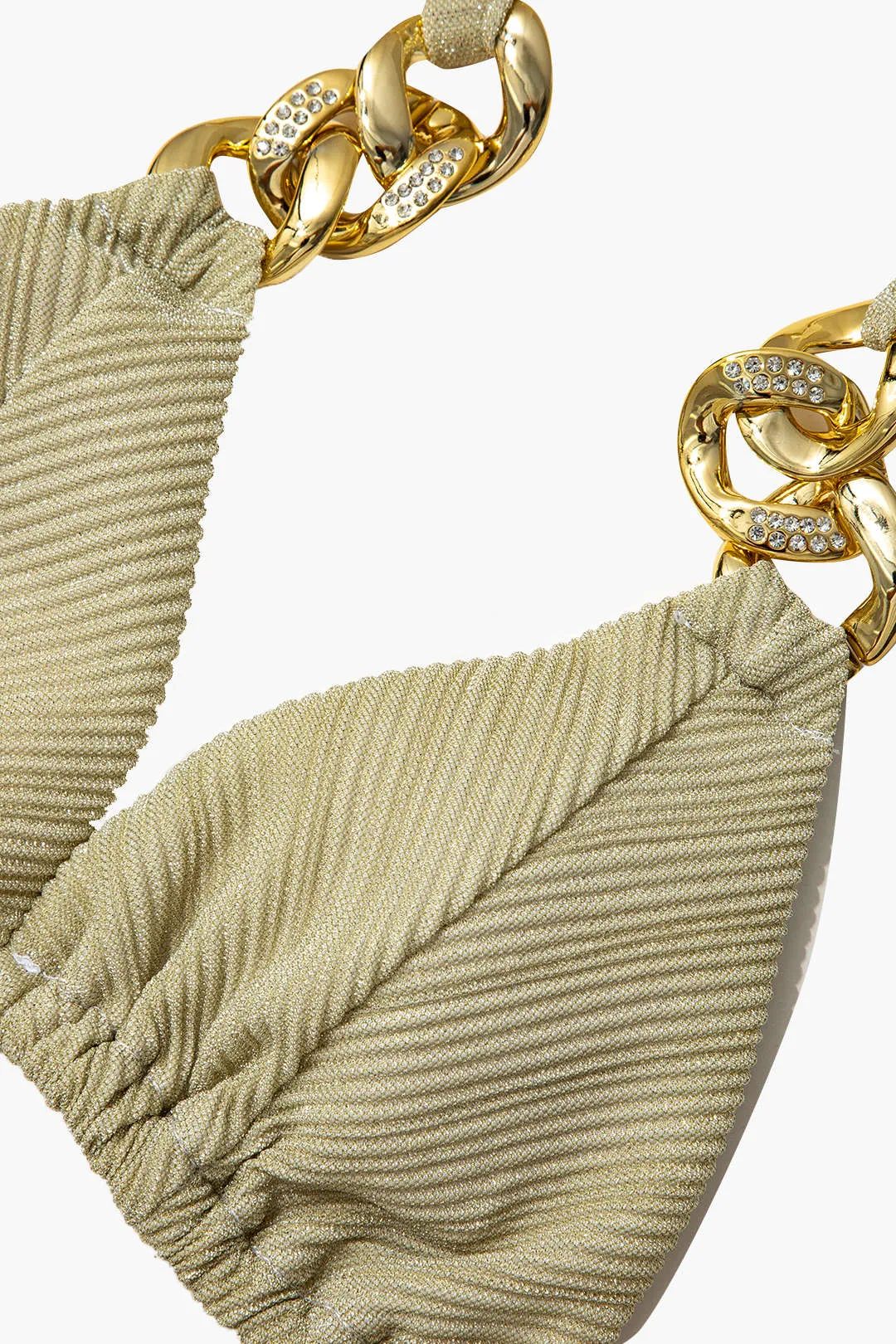 Metallic Chain Tie-Up Bikini Set sold by Micas product image thumbnail 4