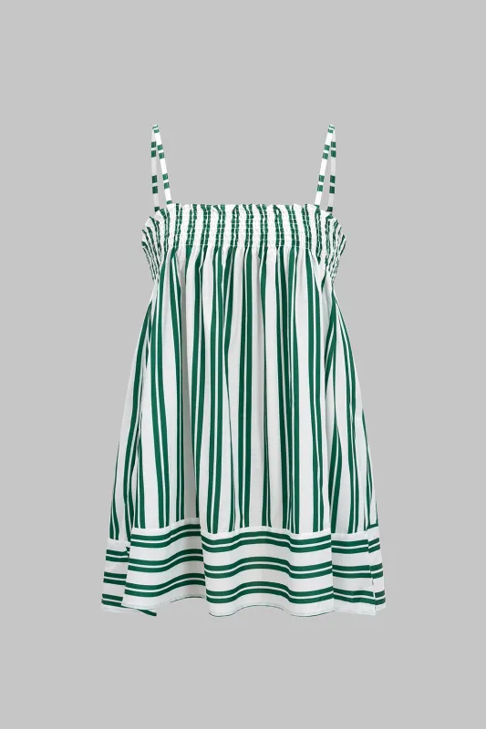 Shirred Slip Sleeveless Cami Top sold by Micas