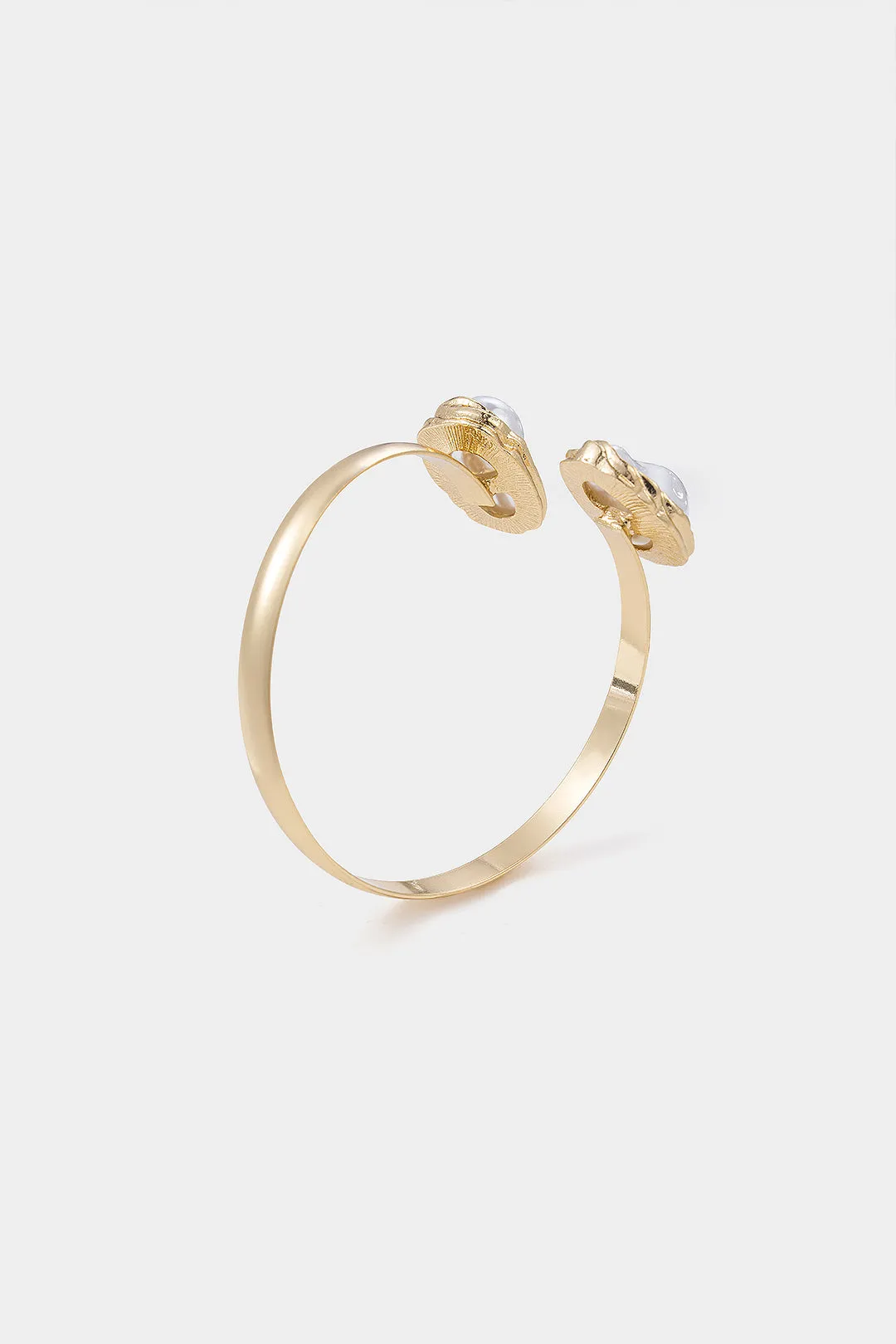 Metal Irregular Pearl Ring And Bracelet Set sold by Micas product image thumbnail 4