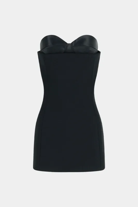 Bustier Strapless Zipper Sleeveless Mini Dress sold by Micas
