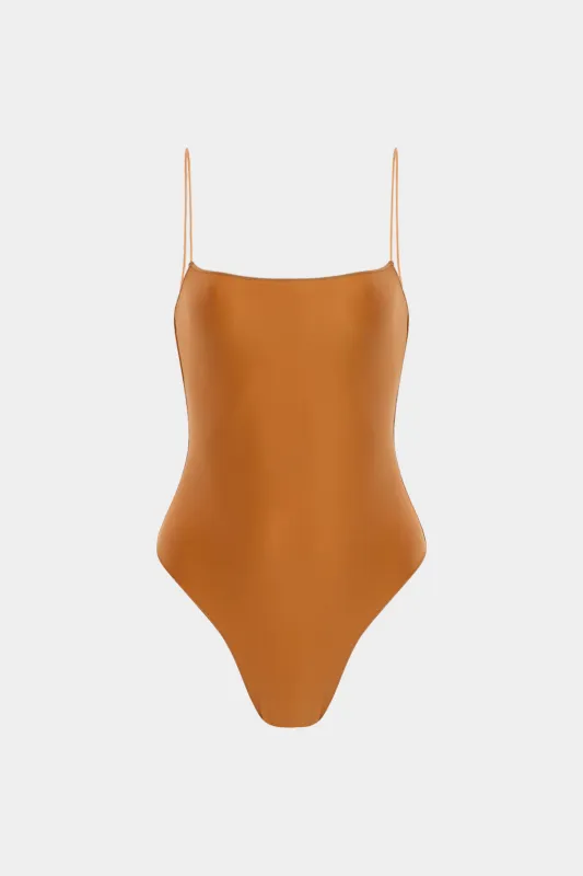 Basic Solid Slip Sleeveless Bodysuit sold by Micas