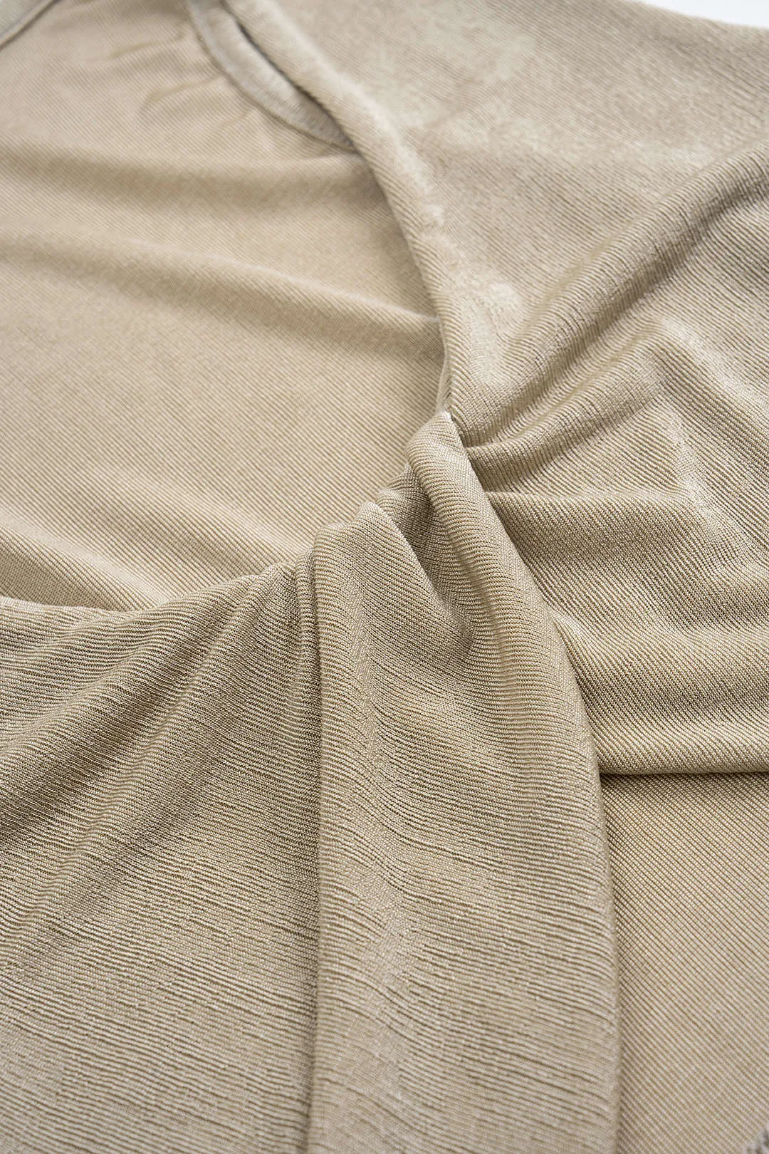 Ruched Twist Knot Tank Top And Ruched Slit Skirt Set sold by Micas product image thumbnail 3