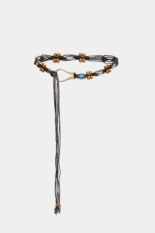 Bohemian Braided Belt sold by Micas