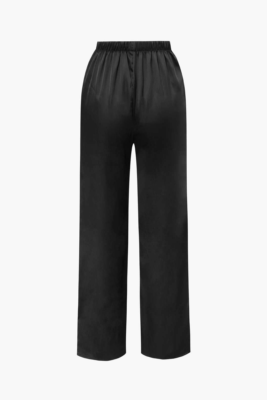 Satin Straight Leg Pants sold by Micas product image thumbnail 2