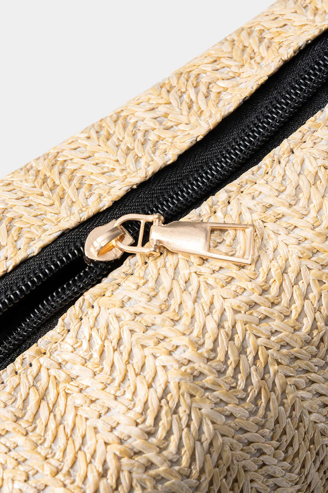 Straw Woven Shoulder Clutch Bag sold by Micas product image thumbnail 3
