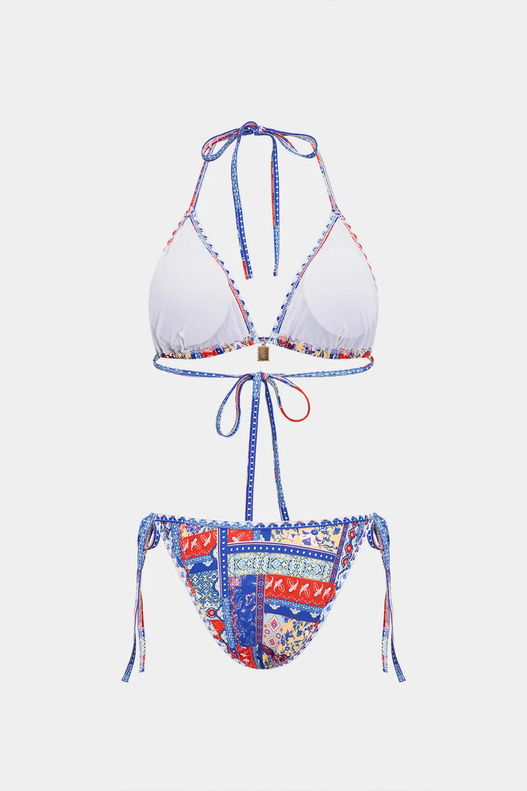 Floral Print Tie-Up 3-Piece Set sold by Micas product image thumbnail 2