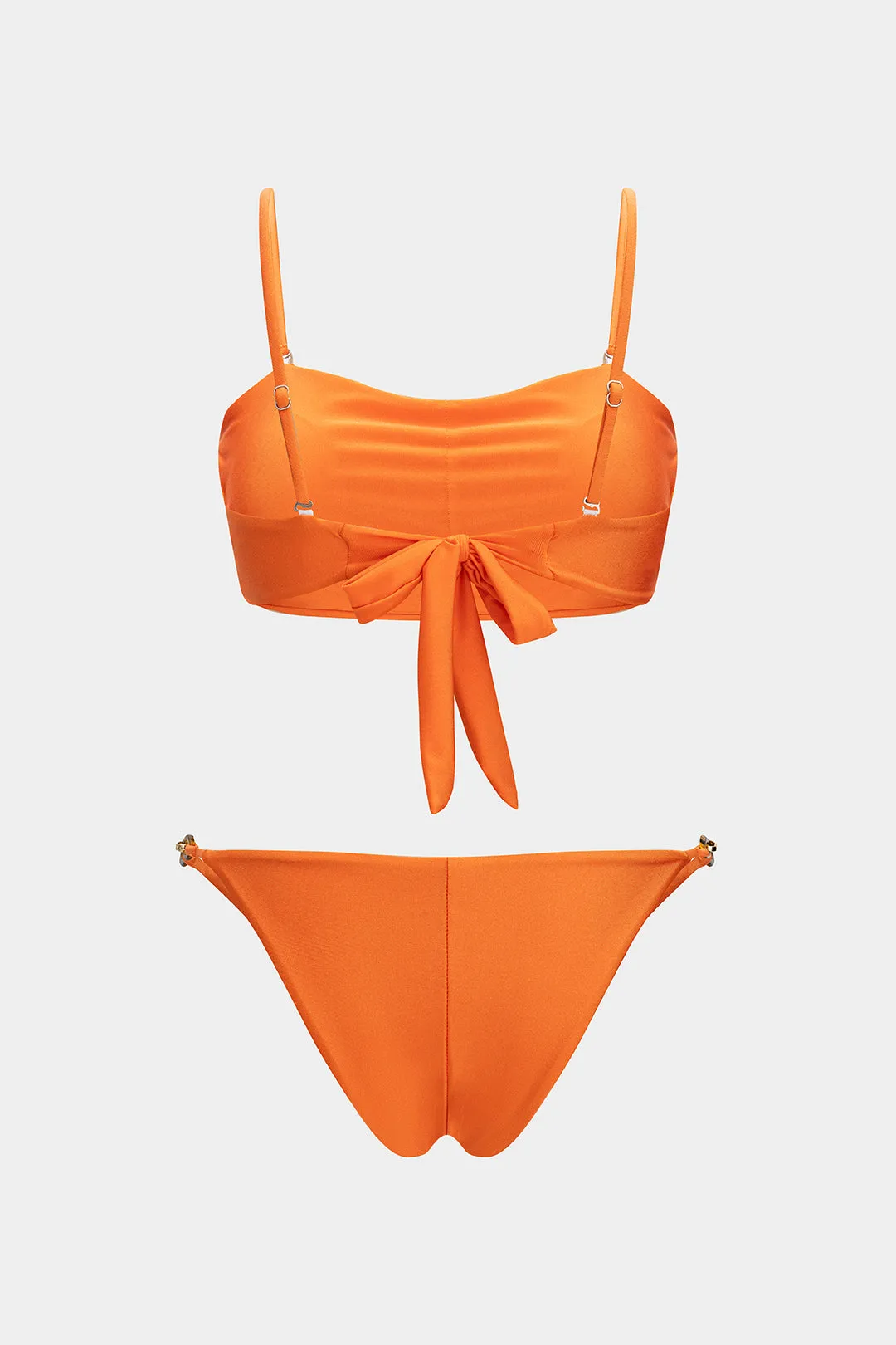 Ruched Tie-Back Backless Bikini Set sold by Micas product image thumbnail 2