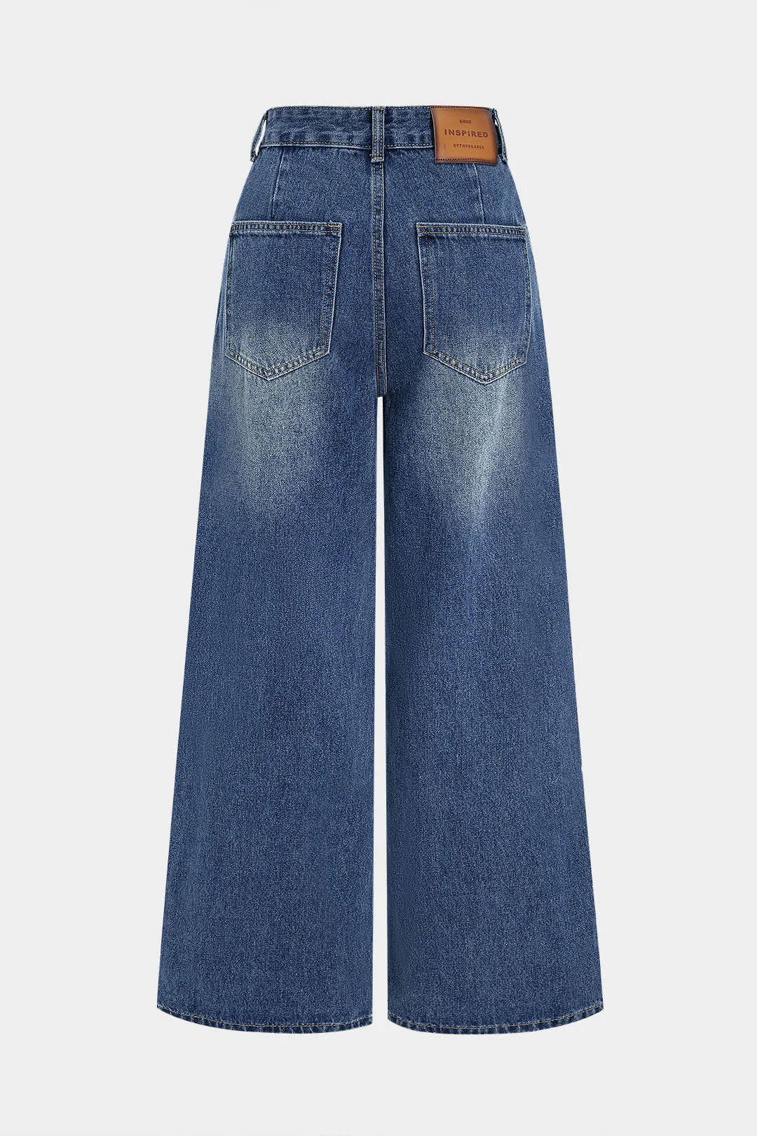 Denim Straight Leg Jeans sold by Micas product image thumbnail 2