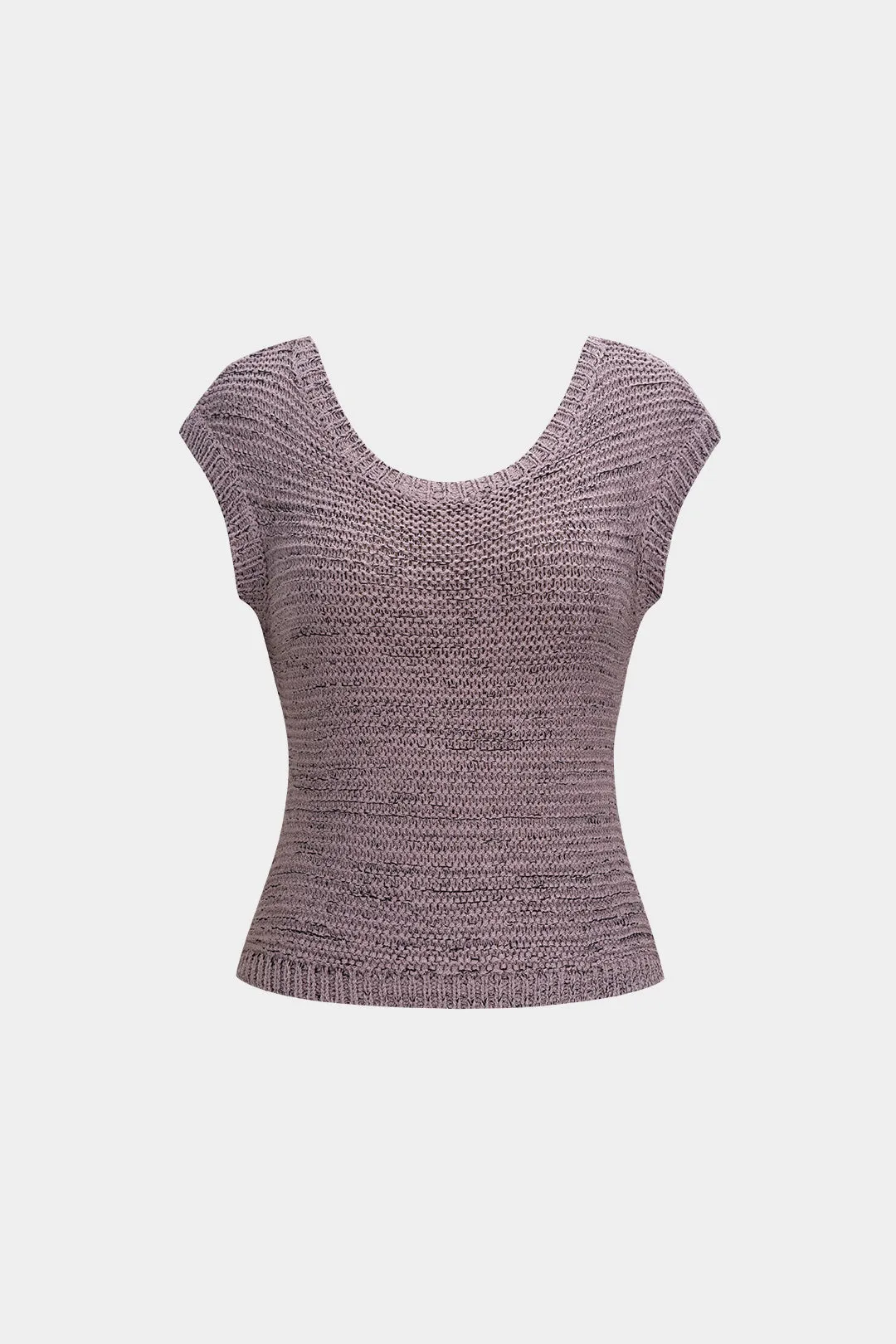 Knit Tie-Up Tank Top sold by Micas
