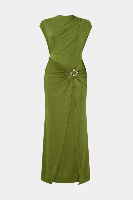 Plus Size Metallic Decor Tank Sleeveless Maxi Dress sold by Micas